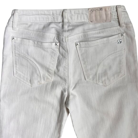JOE’S Women’s Mid Rise Fit Flare Legs White Jeans Fit Musa Jenny Style Sise 26 - Picture 4 of 9